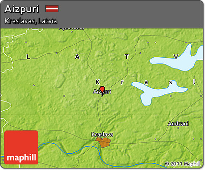 Physical Map of Aizpuri
