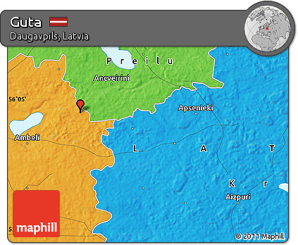 Political Map of Guta