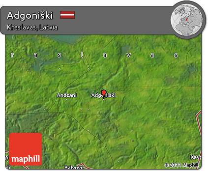 Satellite Map of Adgoniški
