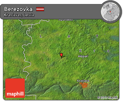 Satellite Map of Berezovka