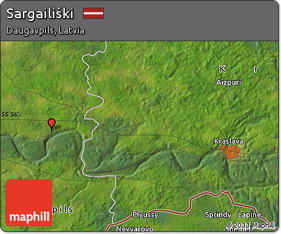 Satellite Map of Sargailiški