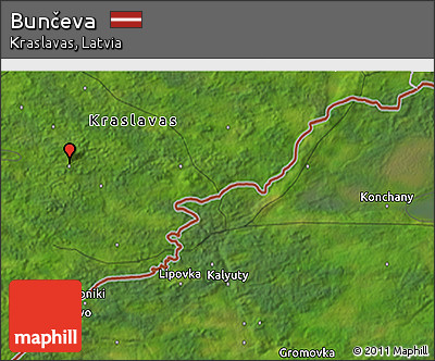 Satellite 3D Map of Bunčeva