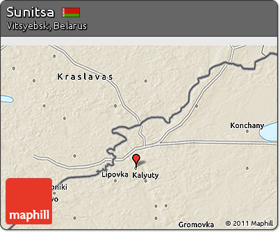 Shaded Relief 3D Map of Sunitsa