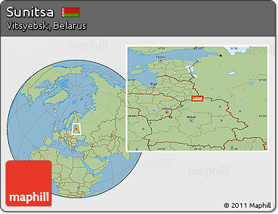 Savanna Style Location Map of Sunitsa
