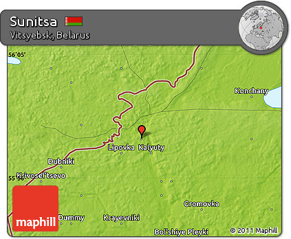 Physical Map of Sunitsa