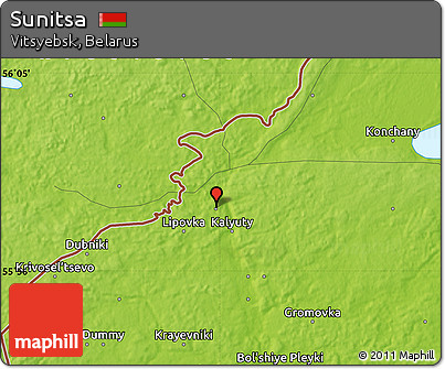 Physical Map of Sunitsa