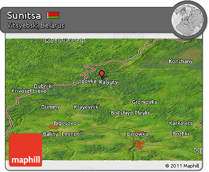 Satellite Panoramic Map of Sunitsa