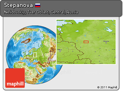 Physical Location Map of Stepanova
