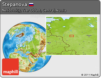 Physical Location Map of Stepanova