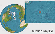 Satellite Location Map of the area around 55° 56' 31" N, 38° 10' 29" W
