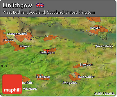 Satellite Map of Linlithgow