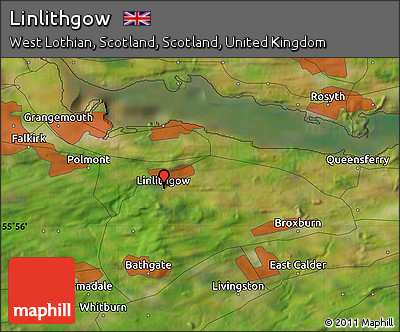 Satellite Map of Linlithgow
