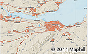 Shaded Relief Map of the area around 55° 56' 31" N, 3° 19' 30" W