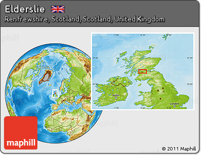 Physical Location Map of Elderslie