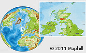 Physical Location Map of Carfin