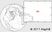 Blank Location Map of the area around 55° 56' 31" N, 53° 28' 30" W