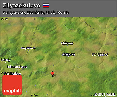 Satellite Map of Zilyazekulevo