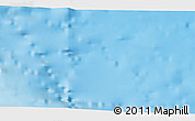 Physical 3D Map of the area around 55° 56' 31" N, 56° 52' 30" W