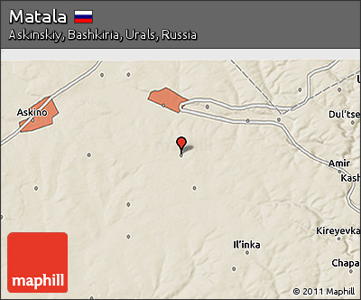 Shaded Relief 3D Map of Matala