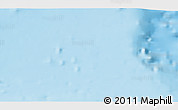 Physical 3D Map of the area around 55° 56' 31" N, 57° 43' 30" W