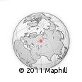 Outline Map of the Area around 55° 56' 31" N, 59° 34' 30" E, rectangular outline