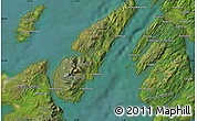 Satellite Map of Kilmichael Glassary