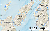 Shaded Relief Map of Kilmichael Glassary