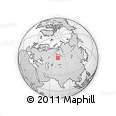 Outline Map of the Area around 55° 56' 31" N, 72° 19' 29" E, rectangular outline
