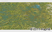 Satellite 3D Map of the area around 55° 56' 31" N, 72° 10' 30" W