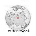 Outline Map of the Area around 55° 56' 31" N, 80° 49' 29" E, rectangular outline