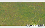 Satellite 3D Map of the area around 55° 56' 31" N, 88° 19' 29" W