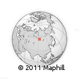 Outline Map of the Area around 55° 56' 31" N, 93° 34' 29" E, rectangular outline