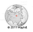 Outline Map of the Area around 55° 56' 31" N, 94° 25' 30" E, rectangular outline