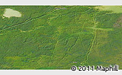 Satellite 3D Map of the area around 55° 56' 31" N, 96° 49' 29" W