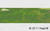 Satellite Panoramic Map of the area around 55° 56' 31" N, 96° 49' 29" W