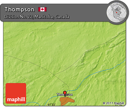 Physical Map of Thompson