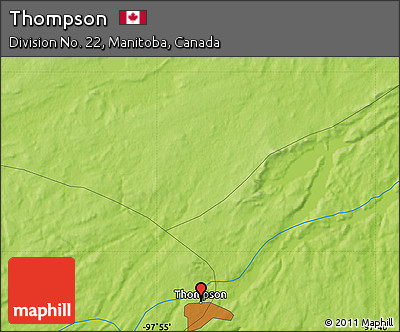 Physical Map of Thompson