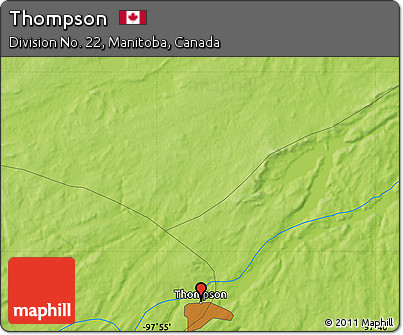 Physical Map of Thompson