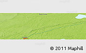 Physical Panoramic Map of the area around 55° 56' 31" N, 97° 40' 30" W