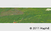 Satellite Panoramic Map of the area around 55° 56' 31" N, 97° 40' 30" W