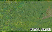Satellite Map of the area around 55° 56' 31" N, 98° 31' 30" W