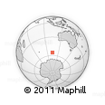 Outline Map of the Area around 55° 19' 2" S, 103° 46' 30" E, rectangular outline