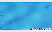 Physical 3D Map of the area around 55° 19' 2" S, 105° 28' 29" E