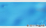 Physical 3D Map of the area around 55° 19' 2" S, 106° 19' 29" E