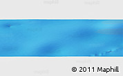 Shaded Relief Panoramic Map of the area around 55° 19' 2" S, 106° 19' 29" E