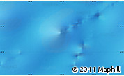 Physical Map of the area around 55° 19' 2" S, 107° 10' 30" E