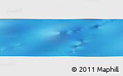 Shaded Relief Panoramic Map of the area around 55° 19' 2" S, 107° 10' 30" E