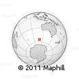 Outline Map of the Area around 55° 19' 2" S, 108° 52' 30" E, rectangular outline