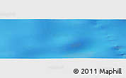 Shaded Relief Panoramic Map of the area around 55° 19' 2" S, 108° 52' 30" E