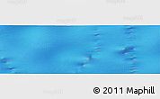 Shaded Relief Panoramic Map of the area around 55° 19' 2" S, 109° 43' 29" E